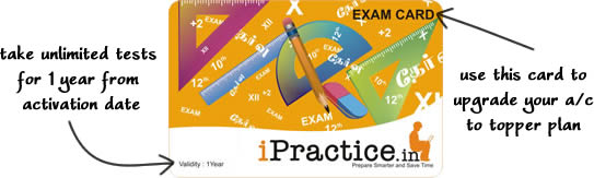 Exam Card Front