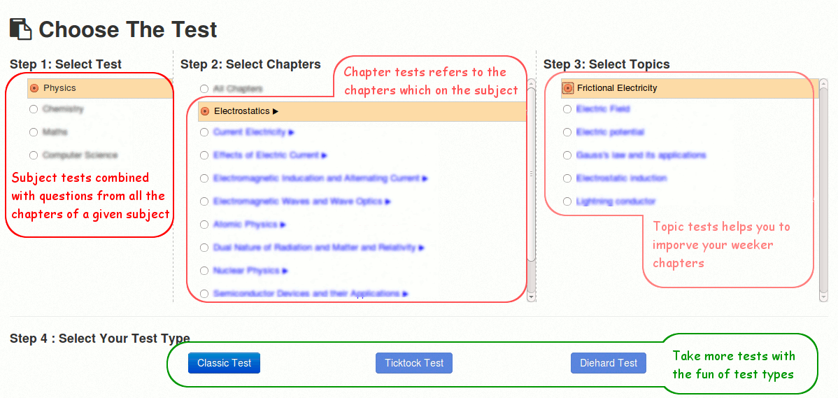 Topic Tests